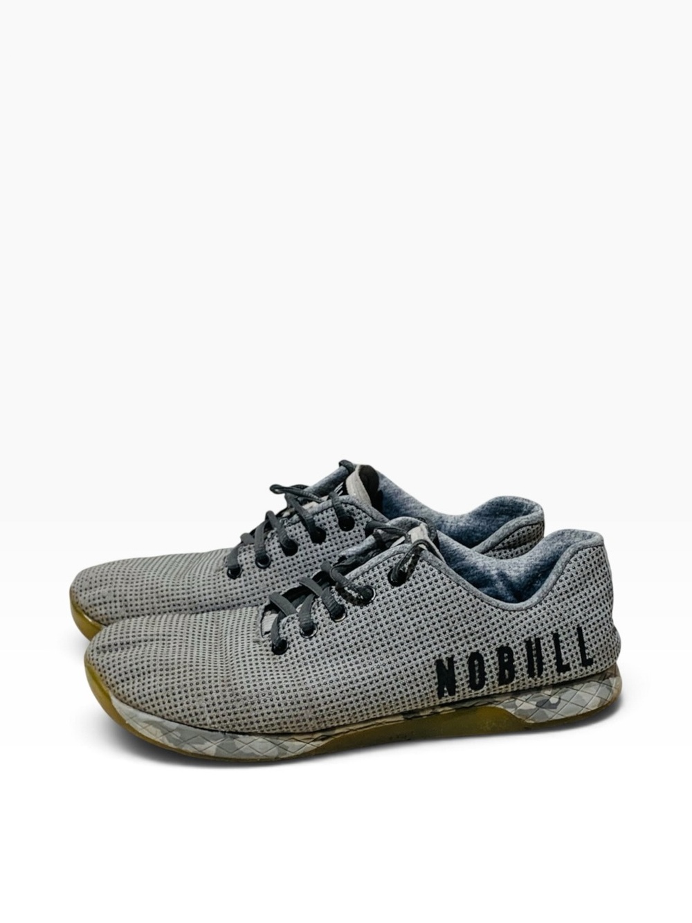Men’s NoBull Outwork Arctic Grey Camo Trainers Size 10.5